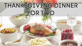 Thanksgiving Dinner for Two (Turkey, Dressing, Sweet Potatoes, Rolls and Pecan Pie included)