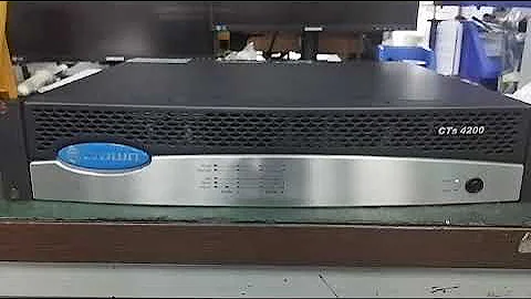 Crown HV09016-2004 Audio Amplier CTs 4200 Repairs by Dynamics Circuit (S) Pte. Ltd.