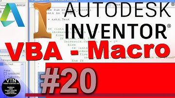AutoDesk INVENTOR VBA 20 ( MsgBox Function )