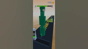 Stack color🎨🎨🎨 level 47 Android gameplay🎮🎮 #shorts