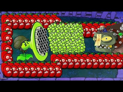 PLANTS VS ZOMBIES || GATLING PEA VS GATLING ZOMBIE DR ZOMBOSS - YouTube