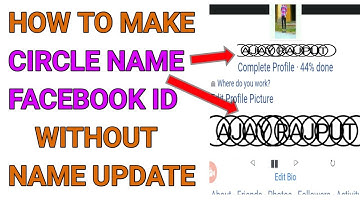 How To Create invalid Circle Name Facebook Id Without Name Update 2019 | Circle Symbol Fb Id