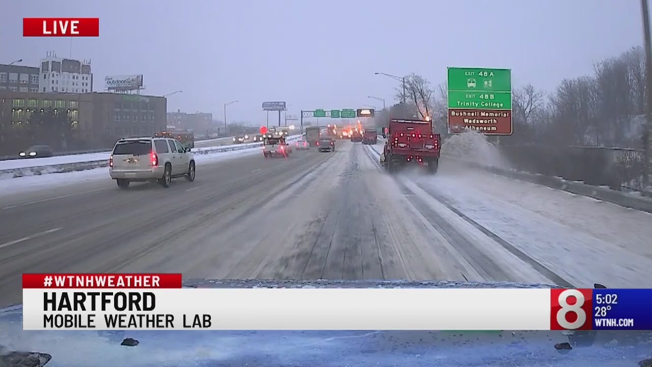 Monitoring the roads on Tuesday evening in one of our Storm Team 8 ...