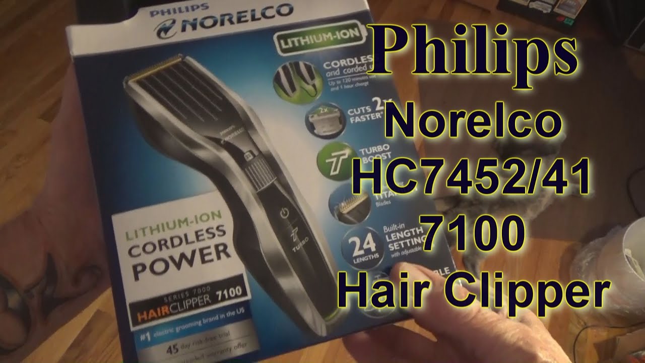 norelco hair clipper 7100
