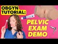 OBGYN Does A PELVIC EXAM Demo Dr Jennifer Lincoln