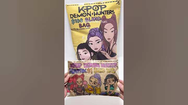 $1 vs $100 KPOP DEMON HUNTER BLIND BAG #blindbag #kpopdemonhunters #papercraft #diy #craft #paper