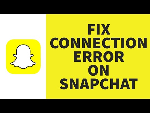 How To Fix Snapchat No Connection Error (2023) - YouTube