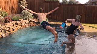 Double Front Flip Progression and More!