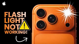 How to Fix Flashlight Not Working in iPhone