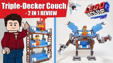 Triple-Decker Couch Mech (70842) 2 in 1 LEGO Movie 2 Set Review