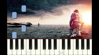 piano tutorial "FIRST STEP" from INTERSTELLAR, Hans Zimmer, 2014, with free sheet music