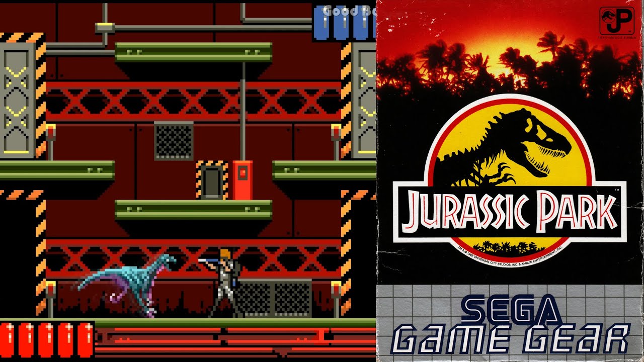 Jurassic Park [1993] (Sega Game Gear), longplay. YouTube