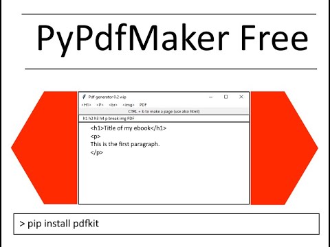 PyPdfMaker 0.2 - Work in progress