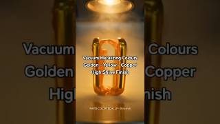 Vacuum Metalizing Process ✨ | Plastic to Luxury Metallic Finish 🔥