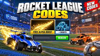 Full Rocket League Codes 2026 🔥 How to Get FREE Alpha Boost & Credits! NEW Working Codes Guide