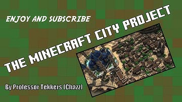 THE MINECRAFT CITY PROJECT- How to mak a Bus Stop #2