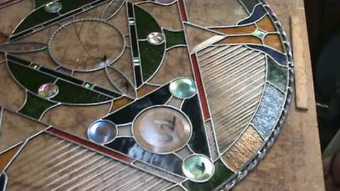 Stained glass soldering decorative edge - 32inch c...