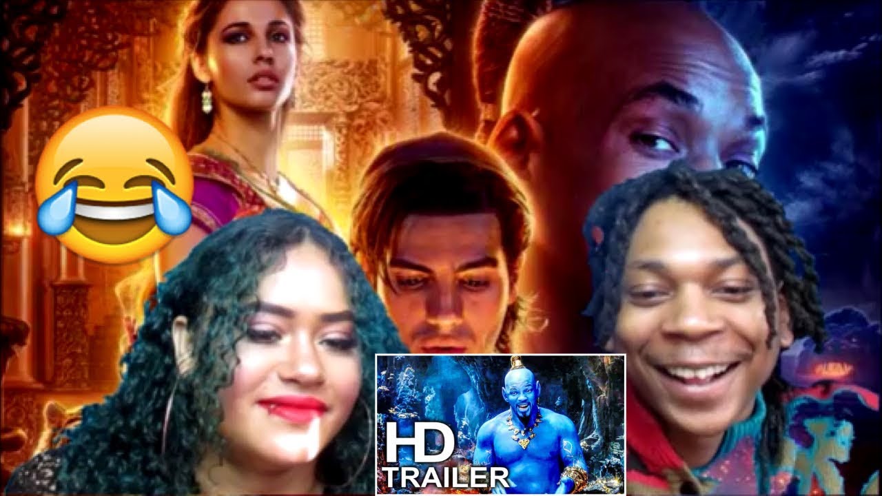 Disney's Aladdin Official Trailer Reaction - YouTube