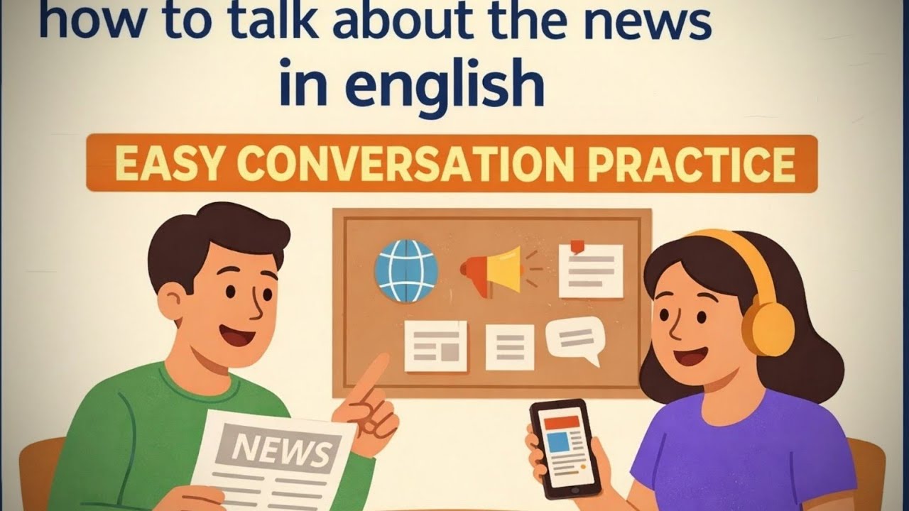 How to Talk About the News in English | Easy Conversation Practice