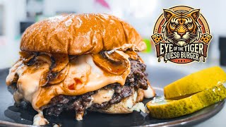 The Eye of the Tiger Queso Burger - A Culinary Fight Against Hunger