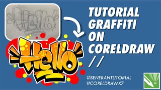 HOW TO MAKE GRAFFITI ON CORELDRAW FOR BEGINNERS || CARA MEMBUAT GRAFFITI DI CORELDRAW UNTUK PEMULA. screenshot 5