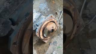 Pump impeller removed and Mechanical seal replaced #mechanical  #electromechanical #viral #trending