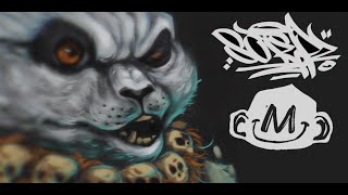 SOTEP X MAUY : GRAFFITI PANDA PRODUCTION 🐼  🐼 🐼