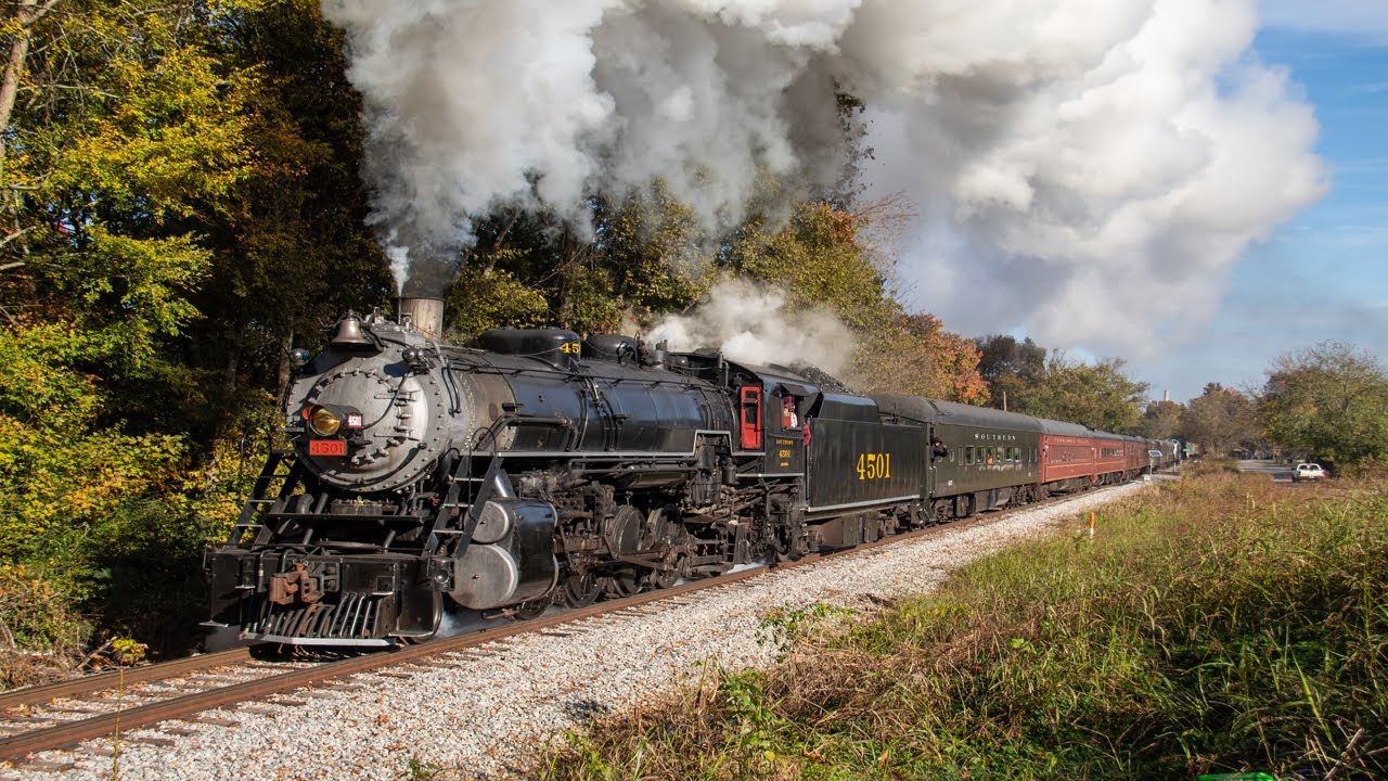 Southern 4501: Fall Summerville Steam Special 2025 (4K)