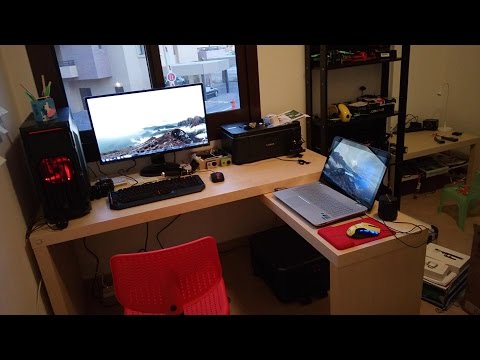 Time Lapse Build Ikea Malm Computer Desk Youtube