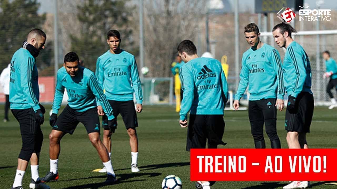 TREINO DO REAL MADRID – AO VIVO