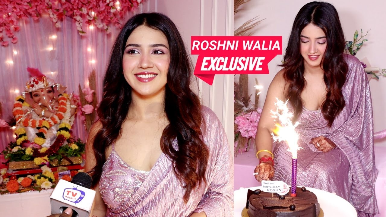 Roshni Walia Celebrates Her Birthday With Ganpati Bappa At Home😍 EXCLUSIVE Interview