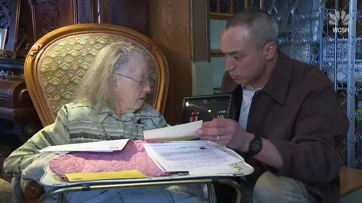 102-year-old veteran Dr. Ruth Endicott honored wit...