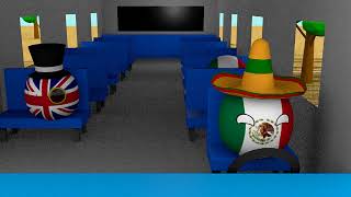 El Bus Tercermundista - Countryballs 3D