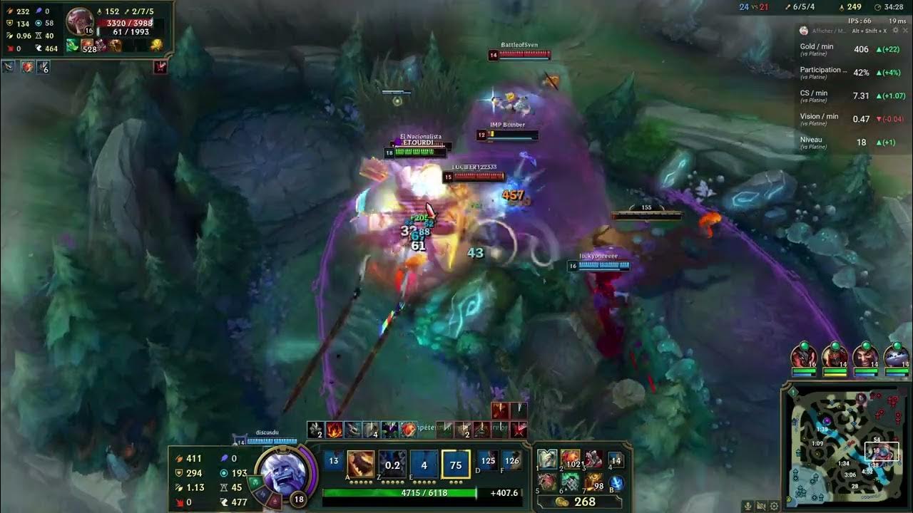 League Of Legends Mundo fait la taille de 2 tours OMG !!! 174 YouTube