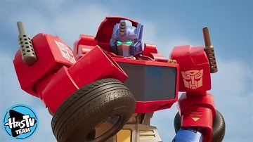 NEW Transformers: CYBERWORLD | E01 |  Optimus Prime Crash Lands 🔵 HasTV Team