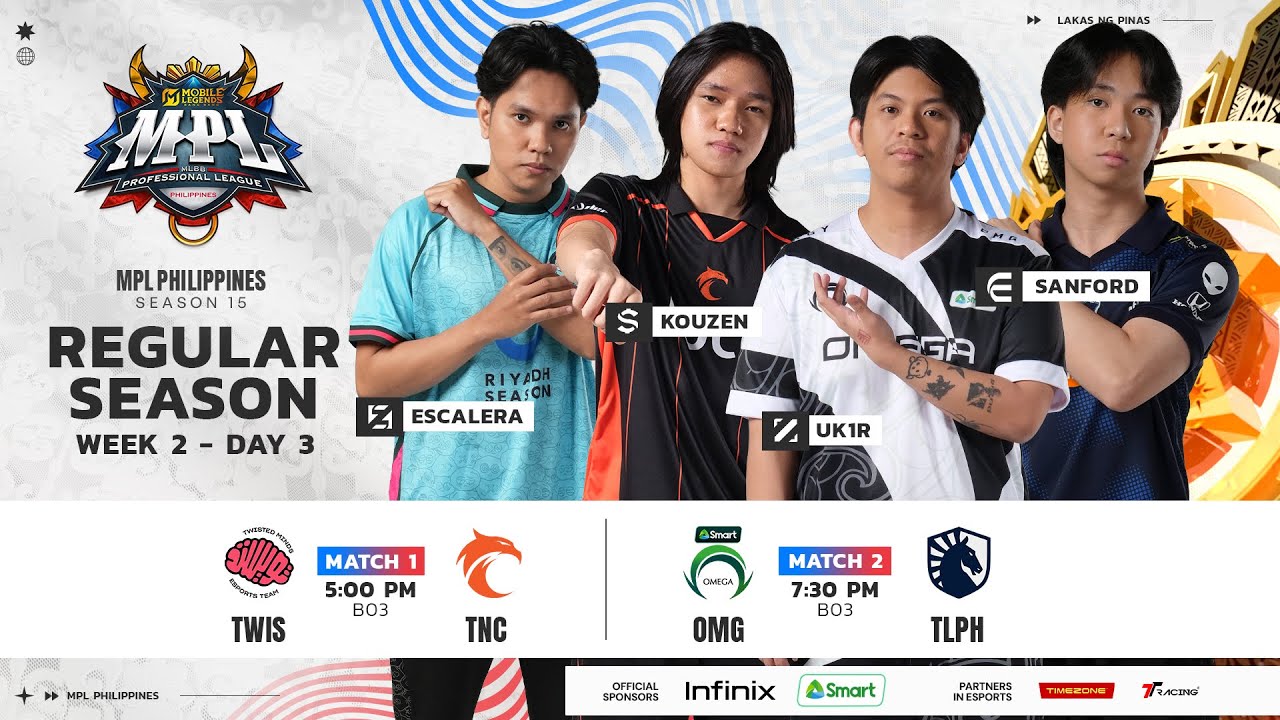 🔴 REBROADCAST| MPL PH S15 | ENGLISH - WEEK 2 DAY 3