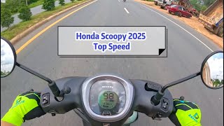 Honda Scoopy 2025 Top Speed Speed Test Sy