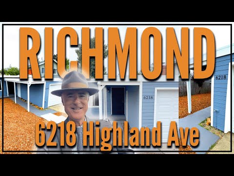 6218 Highland Avenue, Richmond, CA home video tour