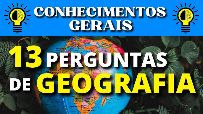 Teste de Conhecimentos Gerais! 25 PERGUNTAS de nível FÁCIL para ativar a  mente! 