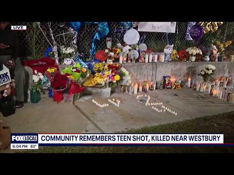 Community remembers teen shot, killed near Westbury