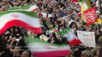 Protest held in Tehran after the US attacks Iran