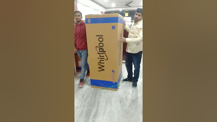 5 Star ⭐ best selling whirlpool refrigerator unboxing and review