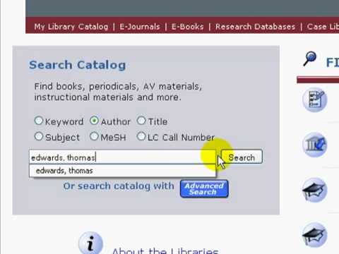 KSL Catalog Author Search