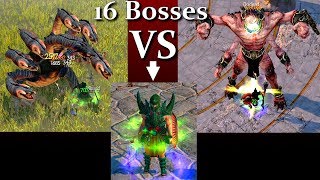 Titan Quest Atlantis| God Poseidon Build VS 16 Legendary Bosses Titan Quest Atlantis| God Poseidon Build VS 16 Legendary Bosses