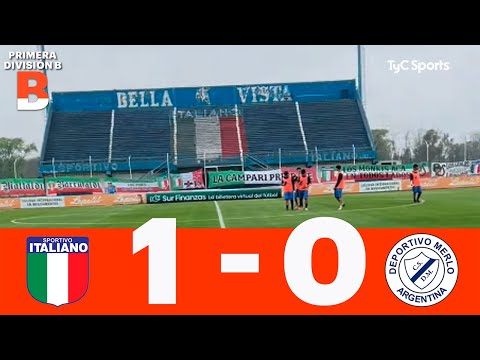 Sportivo Italiano 1-0 Deportivo Merlo | Primera División B | Fecha 14 (Clausura)