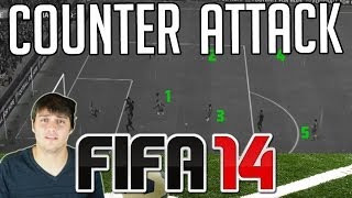 FIFA 14 Tutorials & Tips | How to Counter Attack | Using Quick Tactics / Mentality (Best FIFA Guide)