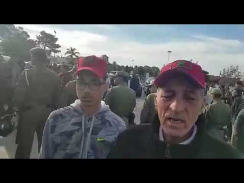 ألم كبير لعائلات شهداء كديم ازيك من أمام محكمة سلا أب الشهيد آيت علا يطالب بإنصاف الشهداء