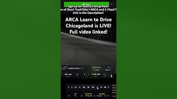 Feeling slow this week? Learn to drive Chicagoland Speedway is live! #ARCA #iracing #gofast