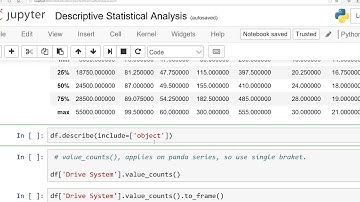 Python: Descriptive Statistical Analysis: English
