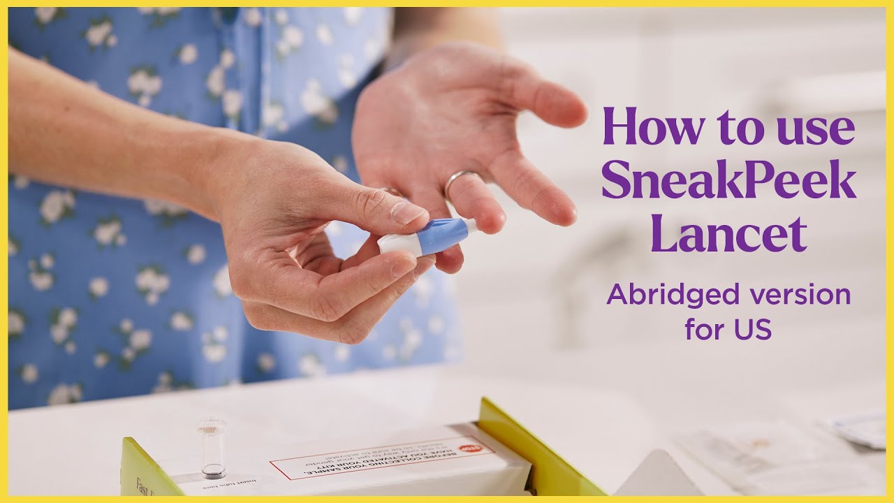 How To Use SneakPeek Early Gender DNA Test Lancet At Home Abridged How To Use SneakPeek Early Gender DNA Test Lancet At Home Abridged